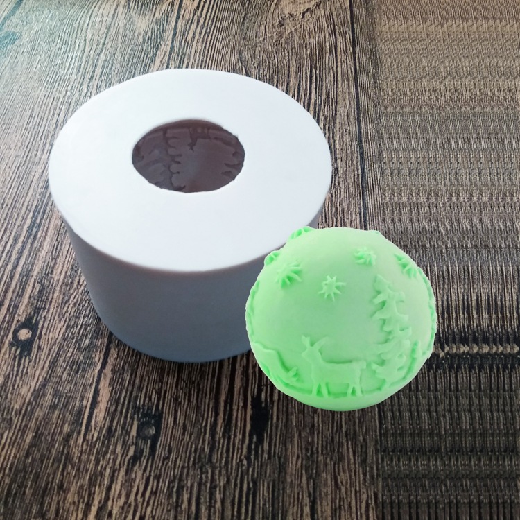 Estrella ciervos fondant molde de silicona molde de la vela jabón hecho a mano suave cerámica jabón molde ventas directas de la fábrica