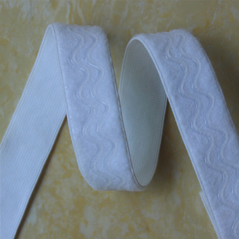 骑行服 硅胶防滑肩带 波浪滴胶尼龙织带 透明硅胶 运动止滑松