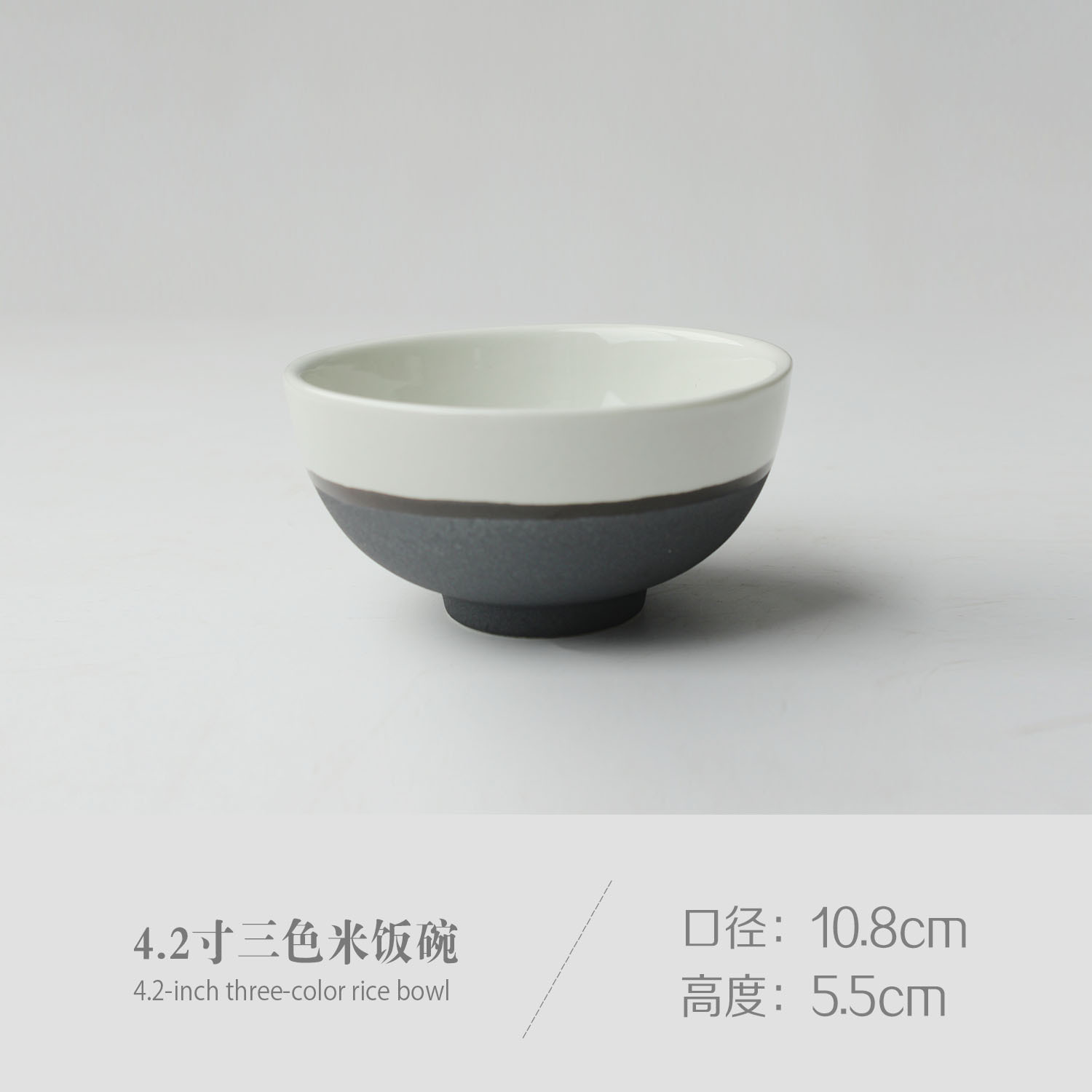 Creativo blanco y negro de cerámica vajilla traje restaurante tazón de arroz tazón de fideos hogar plato de cerámica ensalada taza