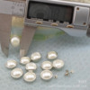Plastic stone inlay from pearl, 11mm