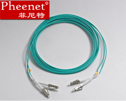 LC-LC 3米万兆光纤跳线双芯OM3尾纤50/125电信