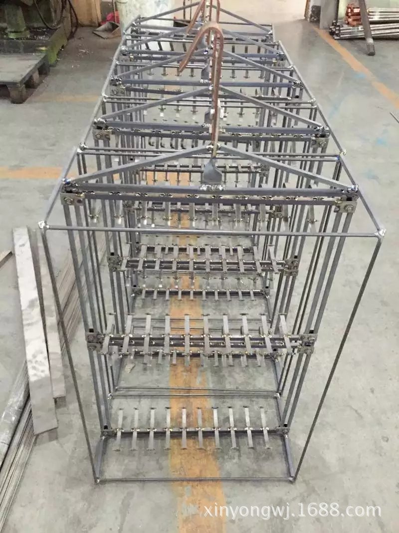 新永优质钛挂具专业设计先进钛挂具钛夹具铝氧化钛挂具电解钛挂具-阿里巴巴