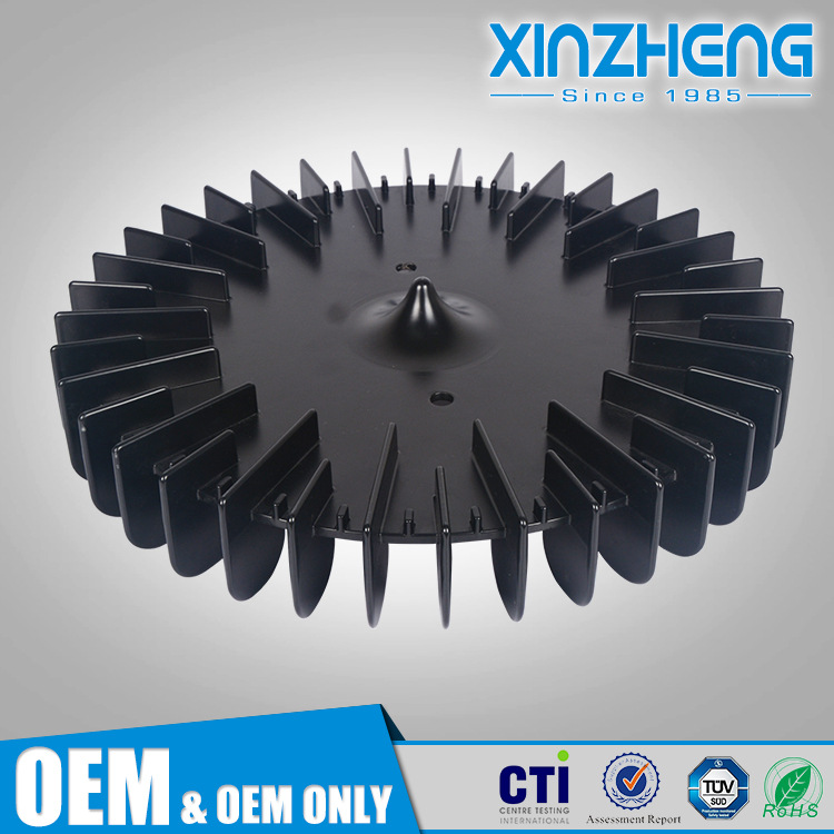 雨滴收集器 齿轮形散热片铝合金压铸喷粉件