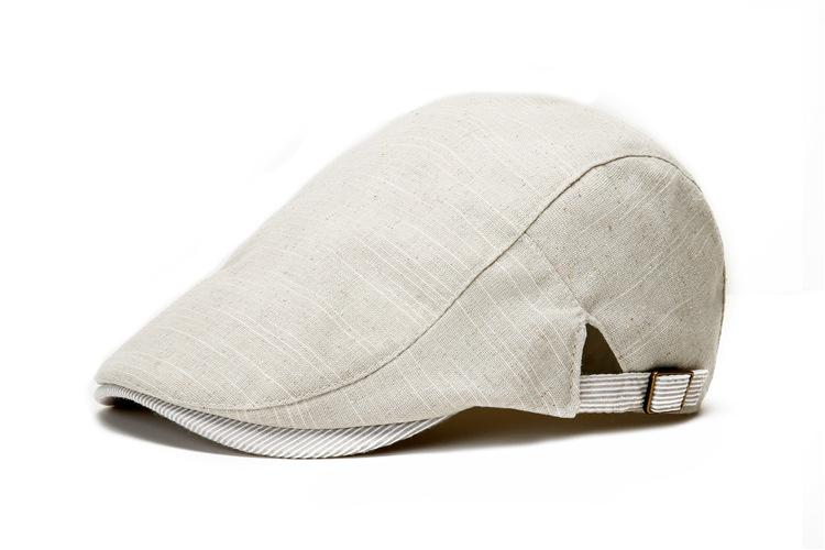 Verstellbare karierte Ivy Newsboy-Baskenmütze für Damen, Jugend, Mädchen, flache Kappe, Gatsby Cabbie, Golfmütze, modisches Accessoire – Detail 3