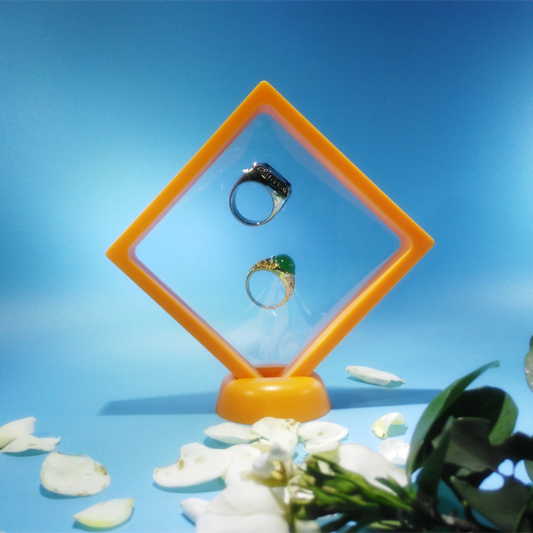 稻谷香橙色悬浮盒110*110mm水晶领悟领域领班领导古典陌生湖南
