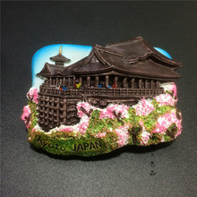 外贸出口日本风景士山东京京都树脂立体冰箱贴旅游收藏纪念品