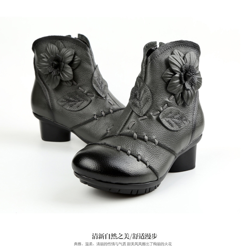 Bottes femme TRANQUILLEMENT en En cuir - Ref 3354879 Image 38