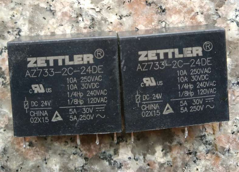 AZ733-2C-24DE 24VDC 24V DC24V 赛特勒二手拆机继电器