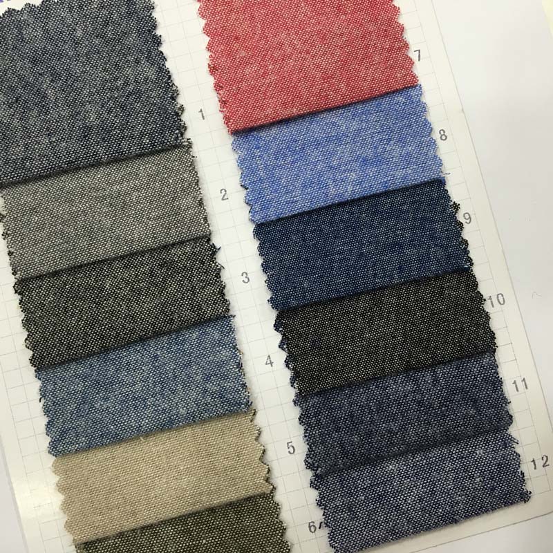 全棉磨毛青年布 12个颜色现货供应 厂家直销 男女衬衫面料 96002