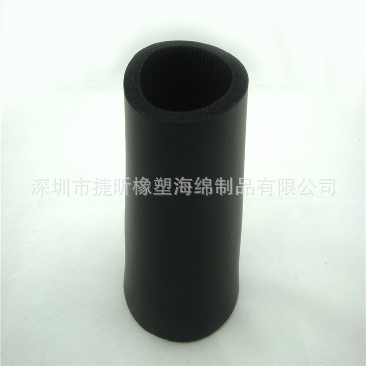 供应橡塑海绵管 黑色NBR海绵保护套 橡塑发泡保温管