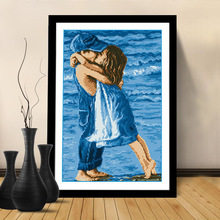 十字绣大幅新款客厅卧室系列精准印花 海的童年 儿童房间装饰挂画