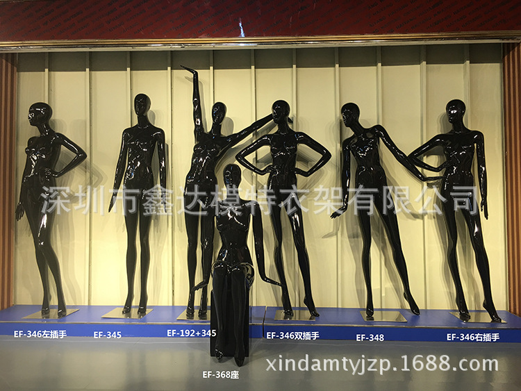 厂家直销PU亮光陈列模特 橱窗服装陈列展示女模特 全身女模特道具