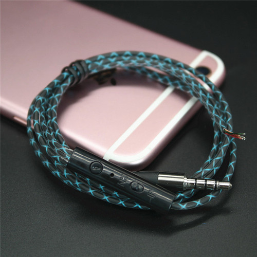 High-end snake-skin headphone cable, compliant with both Chinese and US standards—compatible semi-finished DIY enthusiast upgrade cable—wholesale