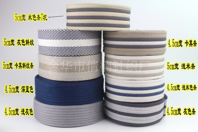 4.5-5cm坑斜纹棉带