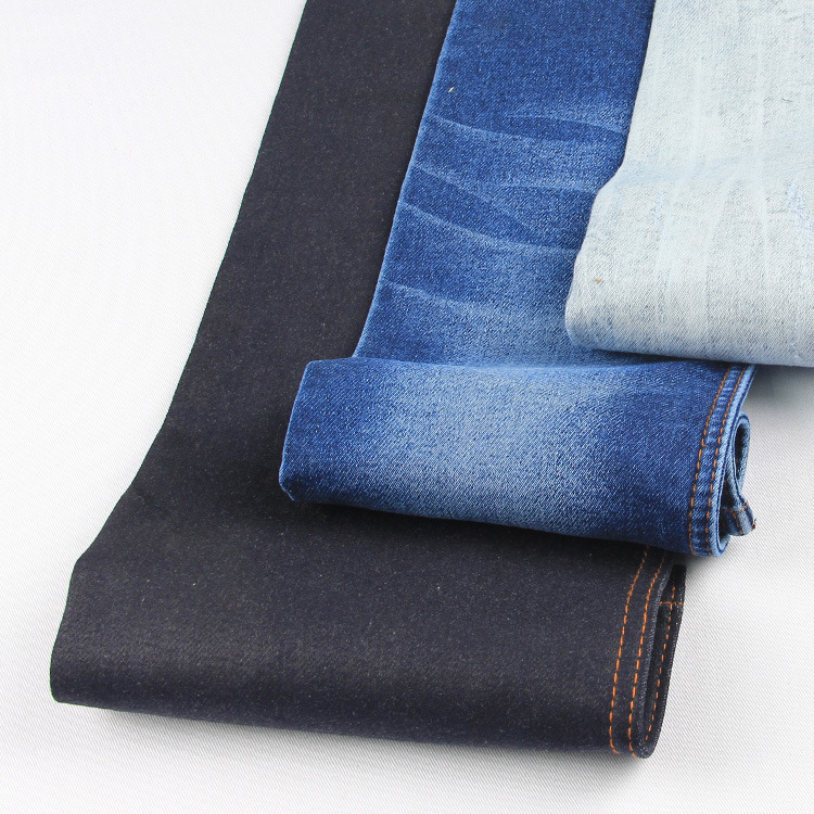 Elastic denim blue cotton cloth