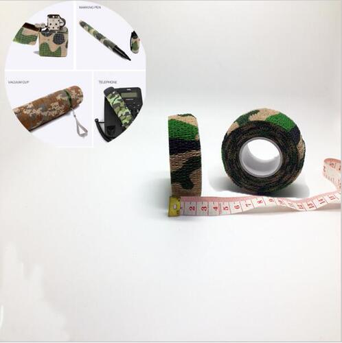 Non-woven outdoor camouflage bandage, self-adhesive retractable hunting camouflage cycling car tape
