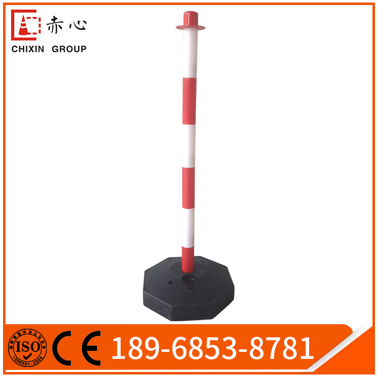 厂家直销停车场交通安全设施柱式诱导标 小型路障安全警示柱