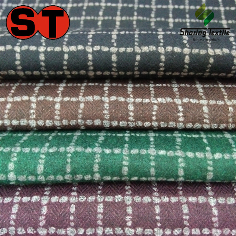 厂家直销夹克拉毛布，休闲服拉毛布，棉服拉毛面料