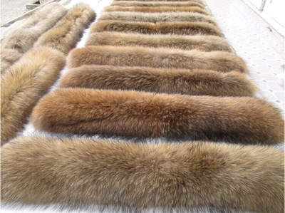 [Enterprise Central Purchasing]Raccoon fur collar Fox feather collar wholesale Factory shop supply Down Jackets Fur collar Wool top Cuff