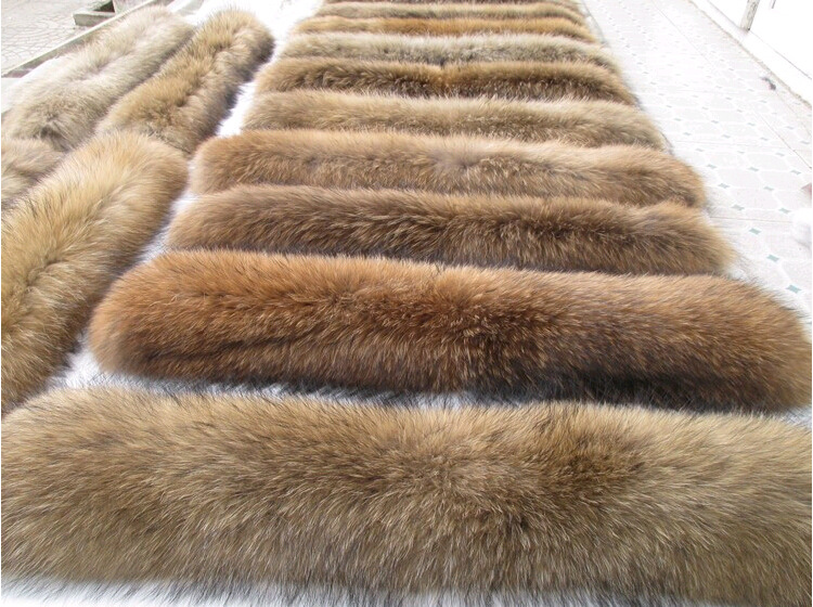 [Enterprise Central Purchasing]Raccoon fur collar Fox feather collar wholesale Factory shop supply Down Jackets Fur collar Wool top Cuff