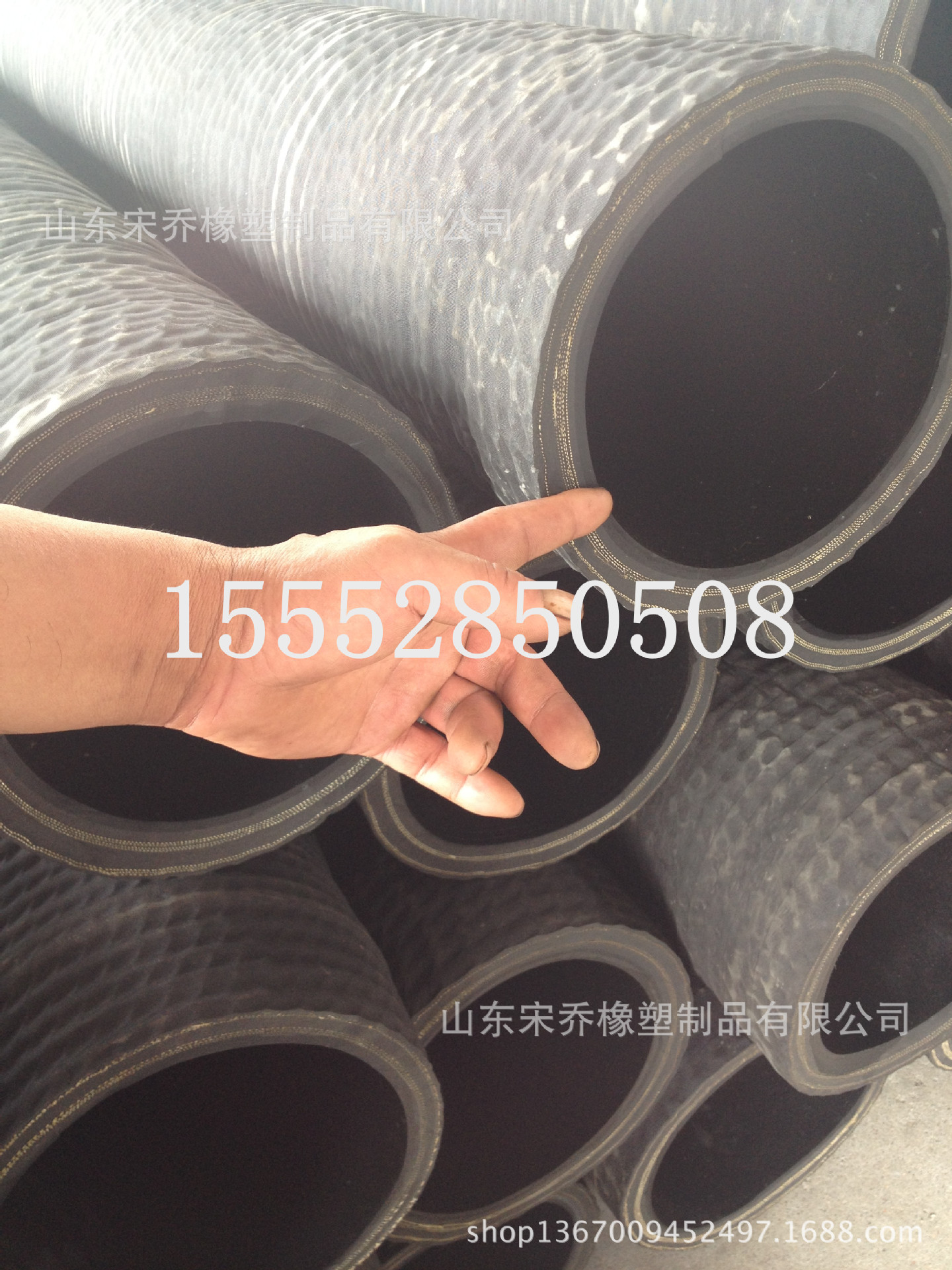 农业灌溉黑色抽排水橡胶管防洪排涝吸排水波纹橡胶钢丝管