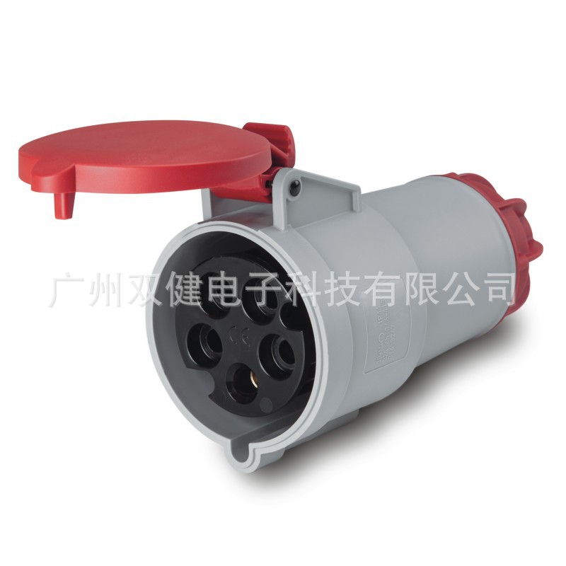 314.1647 防水连接器16A-6h/5P IP44 cee连接器 380v耦合器