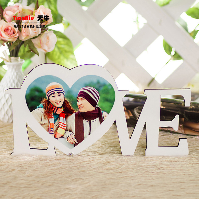 升华热转印空白木板画DIY印照片摆台创意木版画材料耗材摆件批发