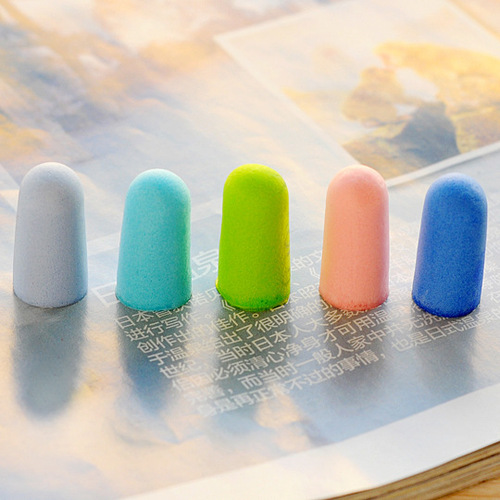 Soundproof memory foam earplugs for sleeping, anti-noise, silent sleep, anti-snoring earplugs for learning and noise reduction