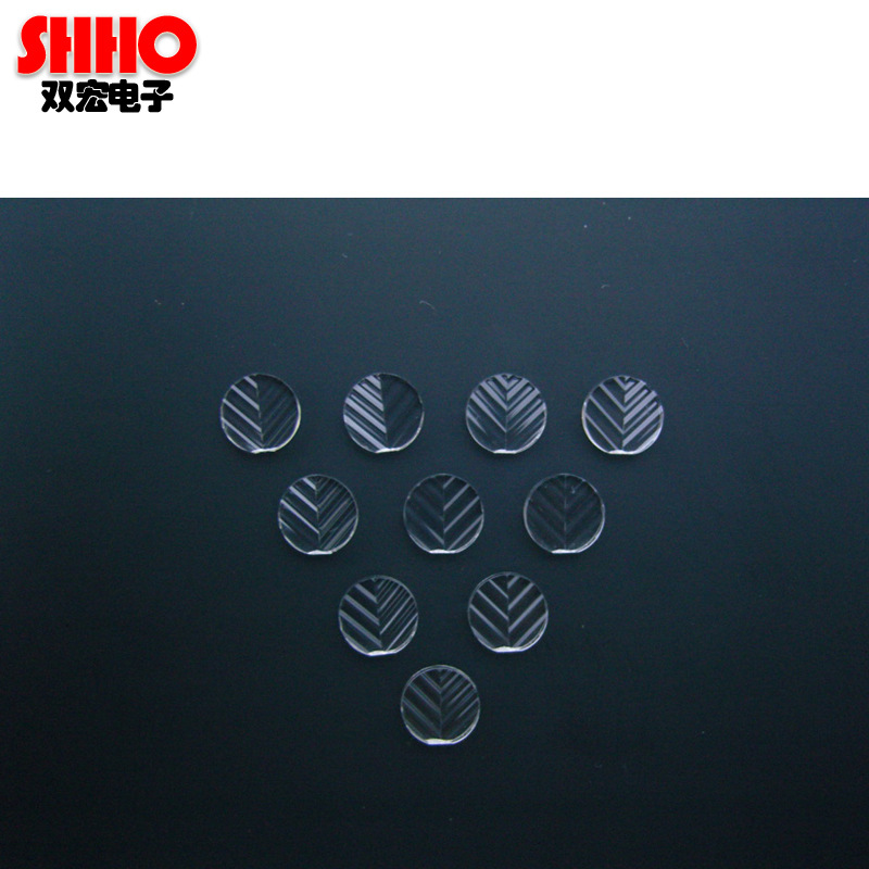 15度发散角十字线波浪镜激光器发射二极管标线仪打线塑胶透镜A级