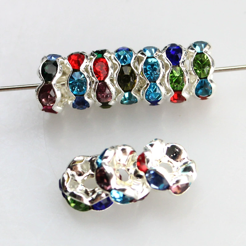 Поставщик производителя аксессуаров DIY для украшений AAA-класс каменная rhinestone цилиндрический раздел diamond 6/8/10