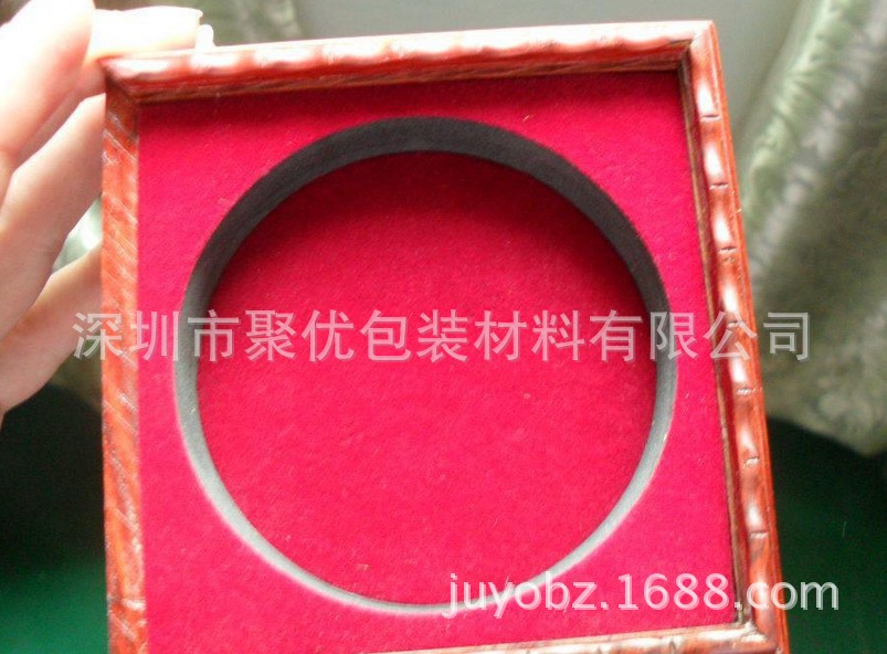 生产直销 精油化妆品eva泡沫海绵植绒内衬内托包装盒