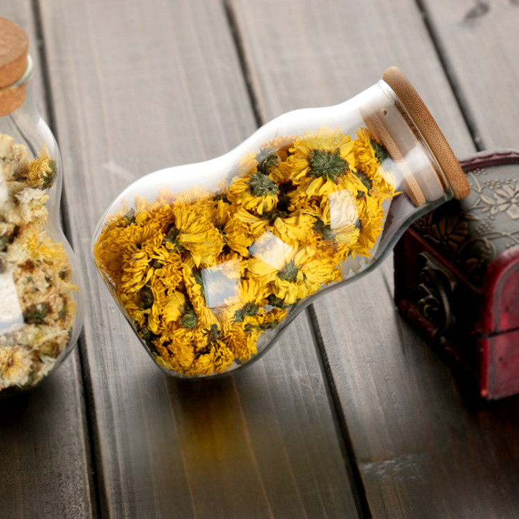 批发玻璃密封罐 五谷杂粮罐子有盖收纳盒 厨房大号食品收纳储物罐