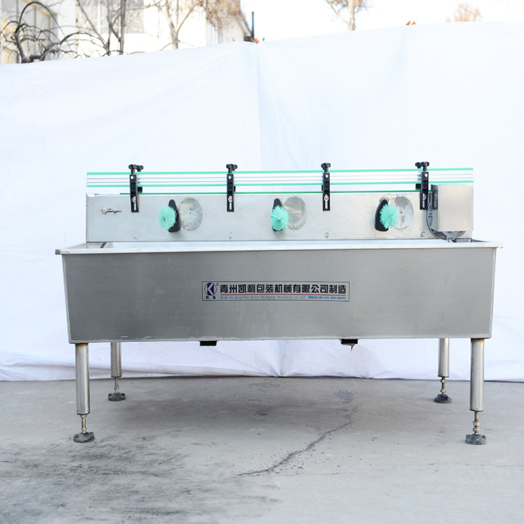 厂家全自动玻璃瓶刷瓶机  葡萄酒刷瓶机 节能