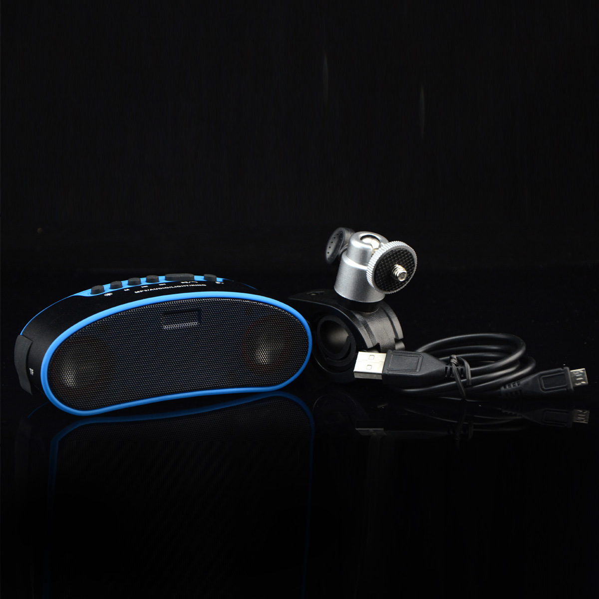 LED音响 自行车防水蓝牙音响 防尘蓝牙音箱 户外音响 自行车音响