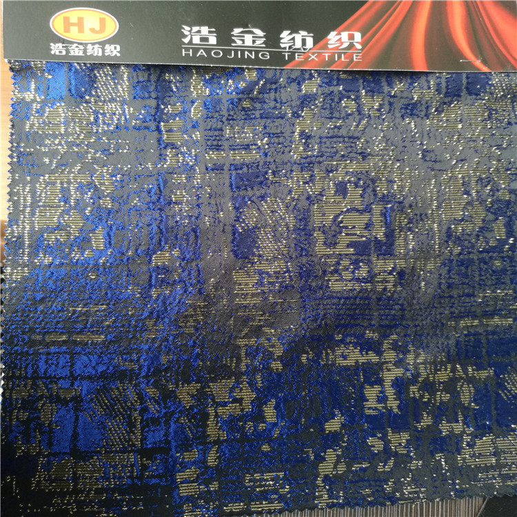 春秋条新款金线梭织色织提花布适用于女性服装沙发布鞋子布