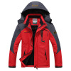 Warm street winter waterproof climbing jacket for beloved, plus size