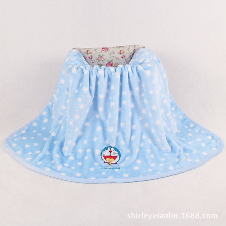 机器猫 法兰绒 绣毯 (4)