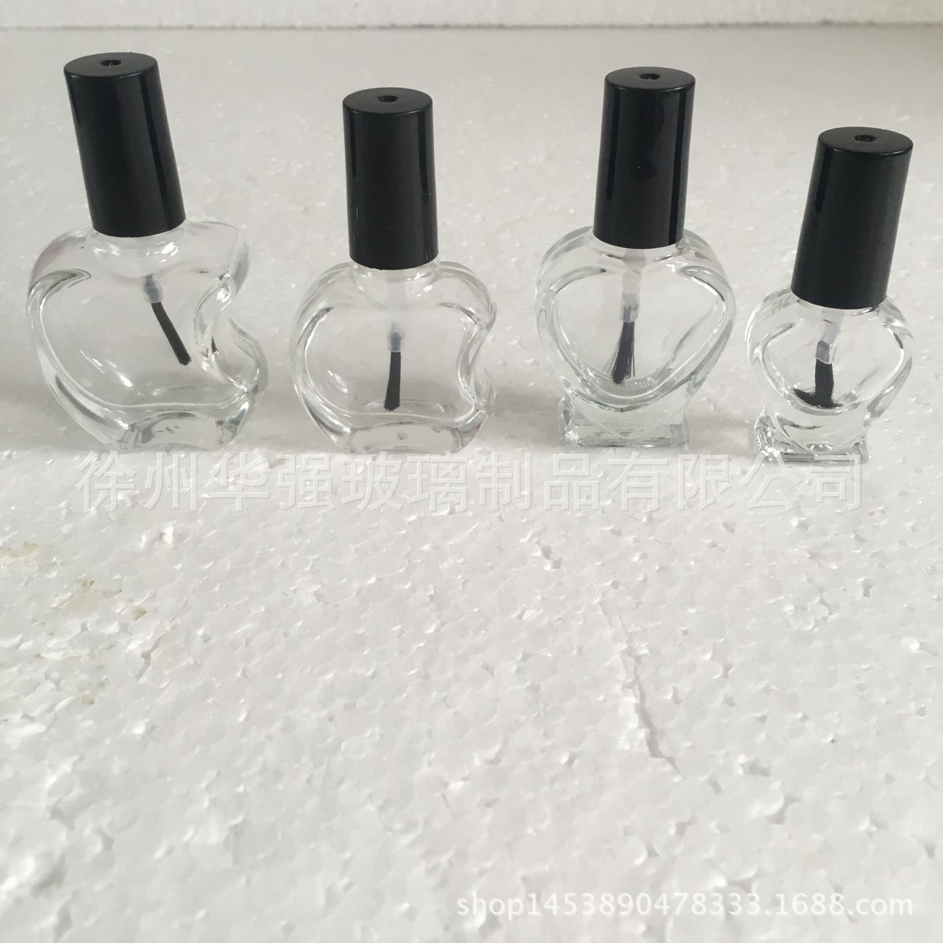 玻璃瓶厂家直销5ml方形玻璃指甲油瓶化妆品液体腮红分装瓶甲油瓶