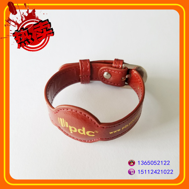 RFID手腕带智能手表卡, IC手环 高频 F08芯片硅胶腕带专业厂家