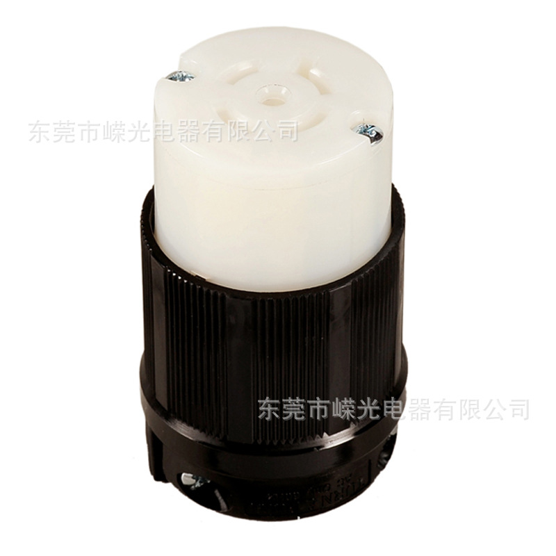 WJ-9523 L23-20C 四极五线 20A 347/600V 防脱落插头半导体接线头