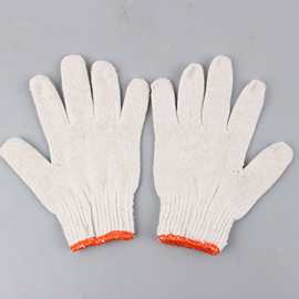 棉纱手套线手套500克细纱劳保手套工作手套白色纱手套临沂厂家