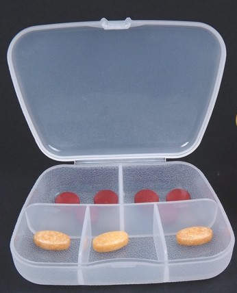 五格药盒 药盒厂家PP盒