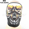 new pattern ghost Skull motorcycle face shield keep warm Mask Electric vehicle Langya Big ghost wholesale Riding CS