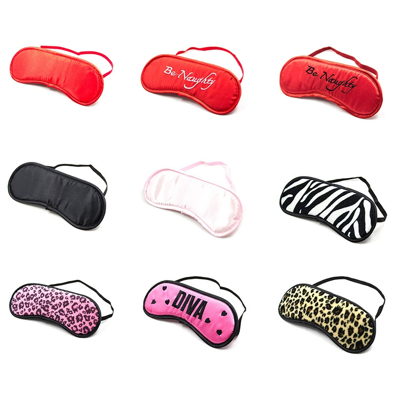 Glossy sleep mask for adults, wholesale, on elastic band