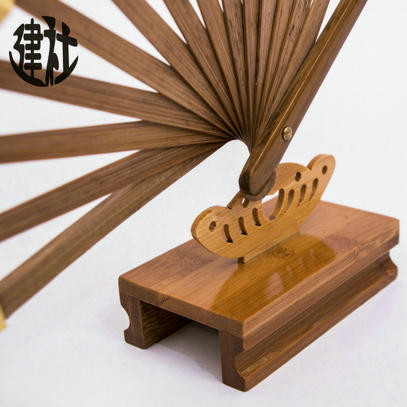 和风折扇 双色镂空女士竹扇子 夹色镂空扇子 流苏雕花竹制品-阿里巴巴