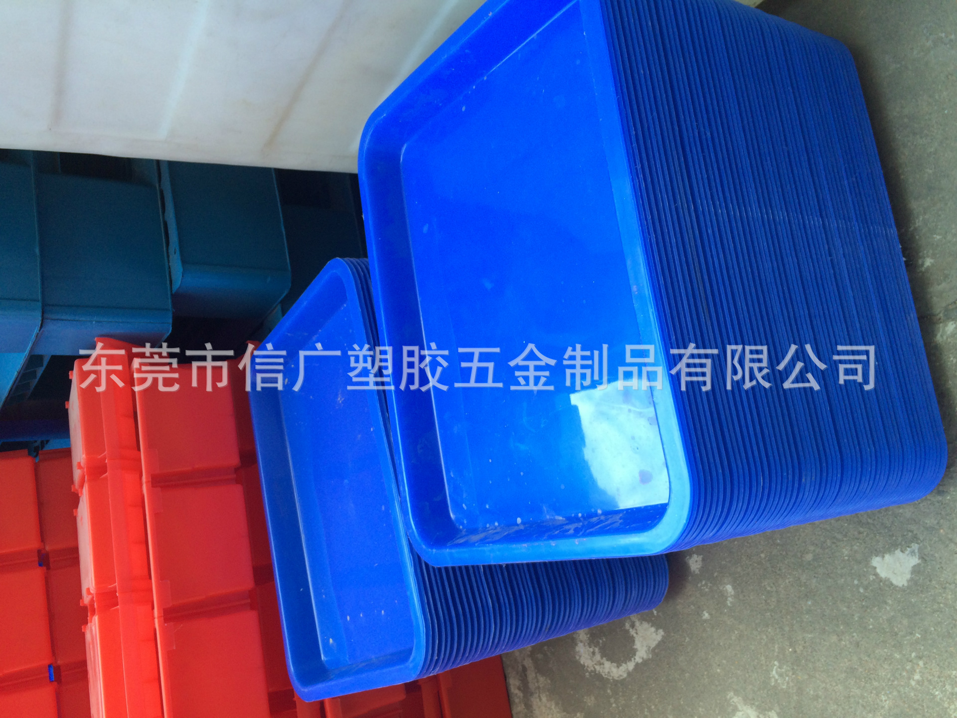 厂家直销PE塑料茶盘 蓝色加厚茶水饮料托盘 电子产品防静电方盘子