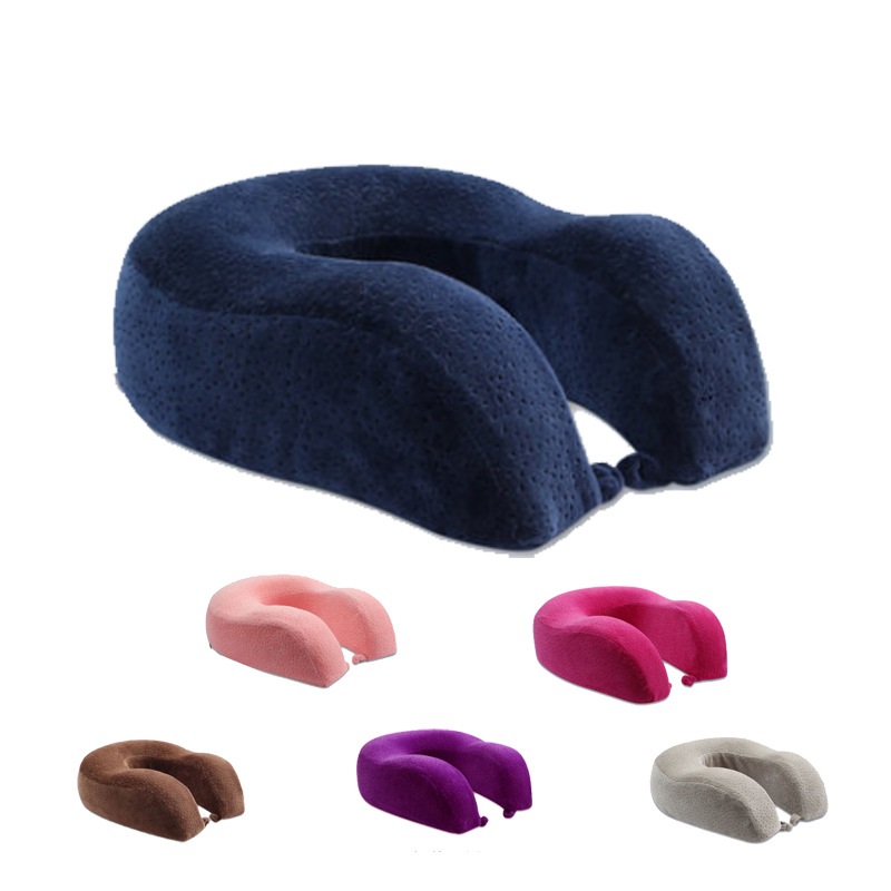 礼品颈枕易尚海绵 枕芯 鸭嘴高低颈枕 u型枕 记忆棉旅行枕 u形枕|ms