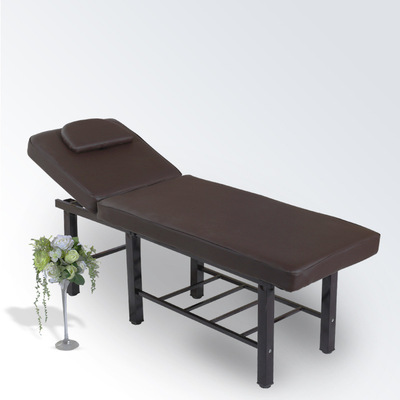 Beauty bed Bold thickening Square Leg 6 Massage Table Iron frame Folding bed Special Offer goods in stock