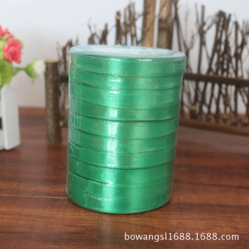 Yiwu venta al por mayor 1cm cinta regalo flor embalaje pastel hornear decoración cinta DIY casual multicolor