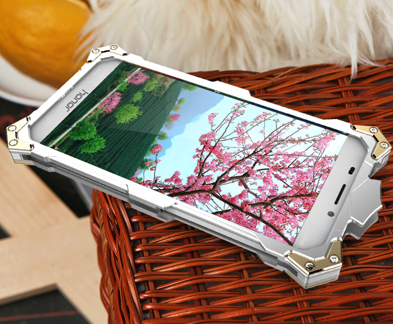 SIMON THOR Aviation Aluminum Alloy Shockproof Armor Metal Case Cover for Huawei Honor 5C